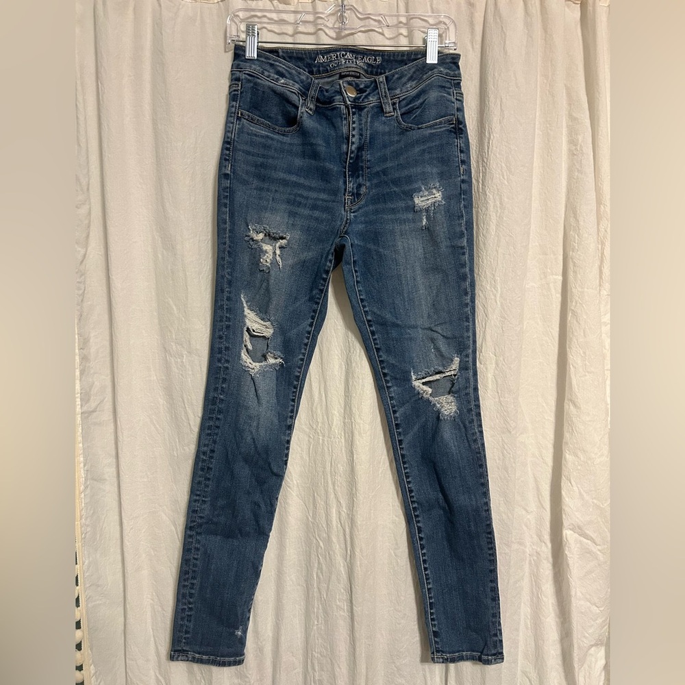 American Eagle Size 8 Regular hi-rise jegging